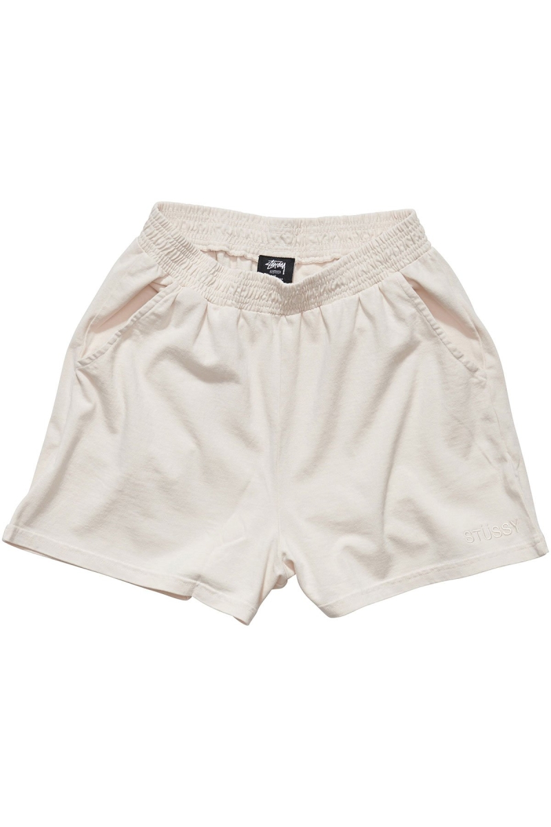 White Women\'s Stussy Trail Rugby Shorts Shorts | AU0000707