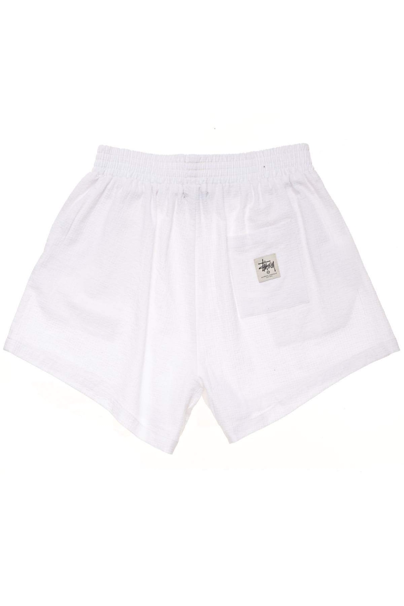 White Women's Stussy Vermont HW Short Shorts | AU0000710