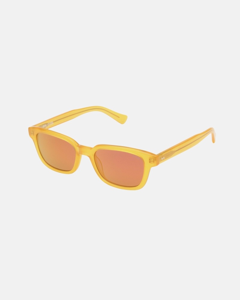 Yellow Men's Stussy Owen Sunglasses | AU0000806