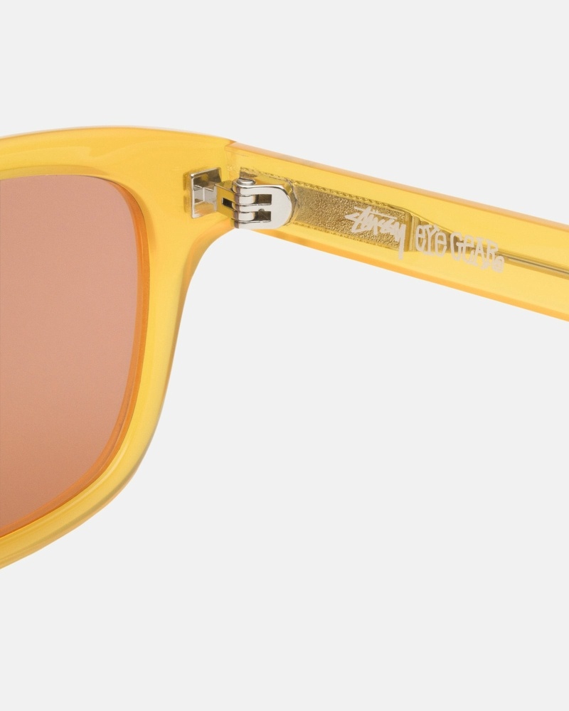 Yellow Men's Stussy Owen Sunglasses | AU0000806