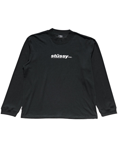 Black Men's Stussy Cities Sweatshirts | AU0000903