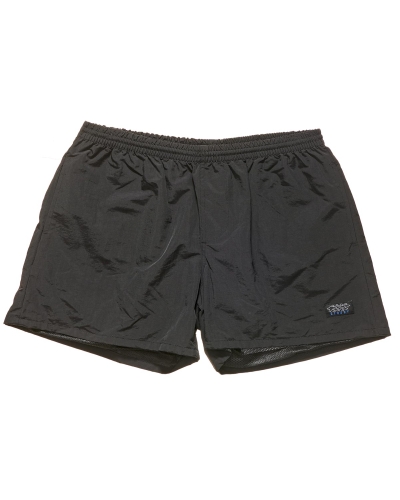 Black Men's Stussy Nylon Big Beach Shorts | AU0000654