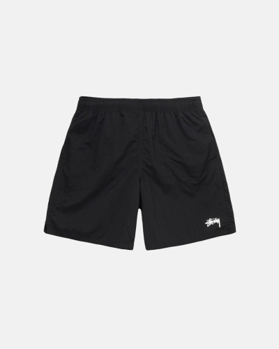 Black Men's Stussy Stock Shorts | AU0000693