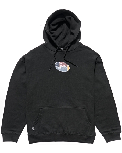 Black Men's Stussy Trivial Pursuit Hoodies | AU0000089