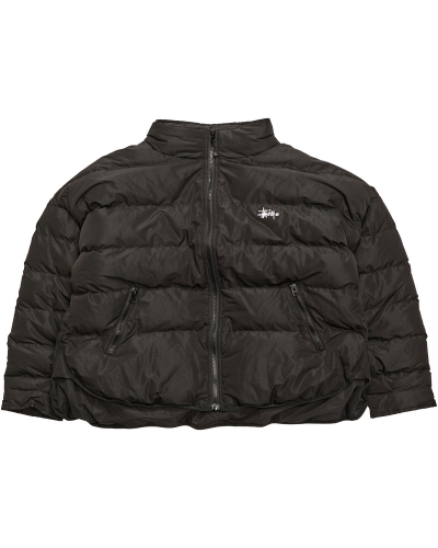 Black Women's Stussy River Lightweight Puffa Jackets | AU0000353