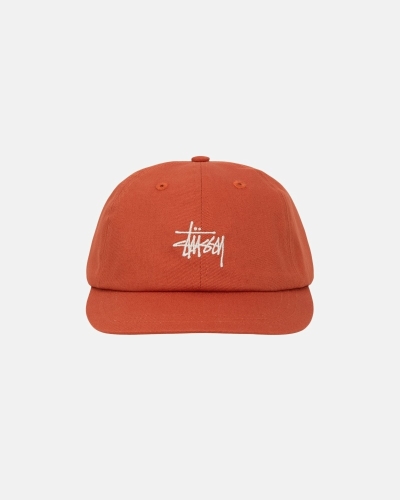 Brown Men's Stussy Basic Stock Low Pro Caps | AU0000393