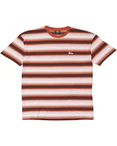 Brown Men's Stussy Gradient Graffiti YD SS T Shirts | AU0000173