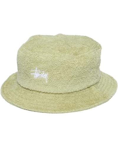 Green Women's Stussy Graffiti Terry Bucket Hats | AU0000466