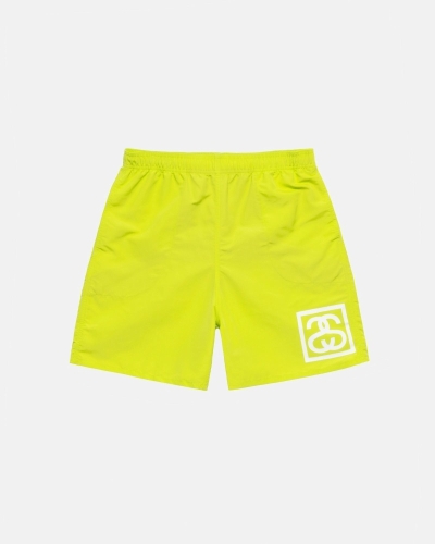 Light Green Men's Stussy Ss-Link Shorts | AU0000682