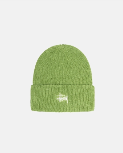 Mint Men's Stussy Basic Cuff Beanie | AU0000381