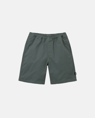 Olive Men's Stussy Brushed Shorts | AU0000631