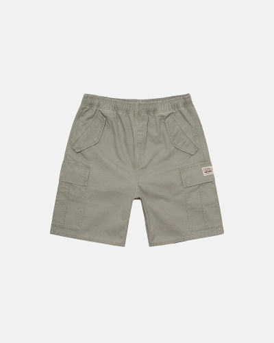 Olive Men's Stussy Ripstop Cargo Shorts | AU0000670