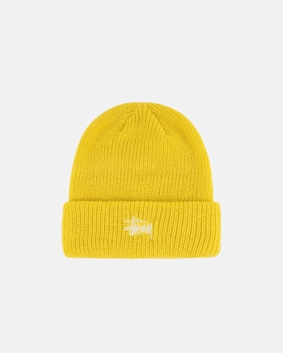 Orange Men's Stussy Basic Cuff Beanie | AU0000383