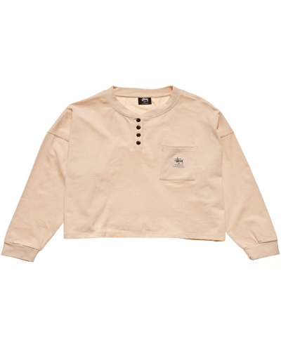 Orange Women's Stussy Jerome Henley Sportswear | AU0000773