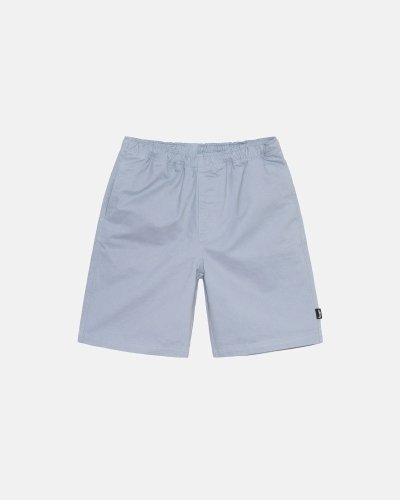 Silver Men's Stussy Brushed Shorts | AU0000635