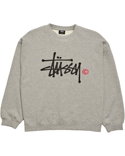 White Men's Stussy Graffiti Crew Sweaters | AU0000836