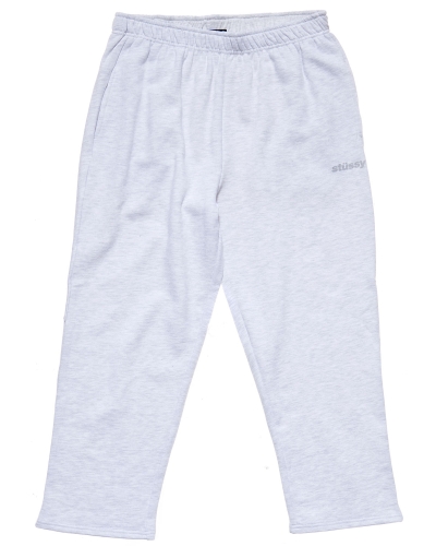 White Women's Stussy Italic Crop Sweat Pants | AU0000561