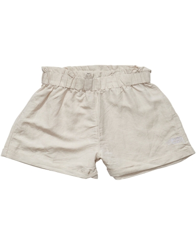 White Women's Stussy Shoreline Linen Beach Shorts | AU0000676