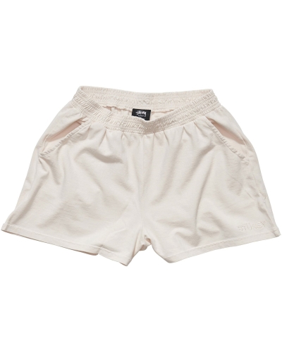 White Women's Stussy Trail Rugby Shorts Shorts | AU0000707