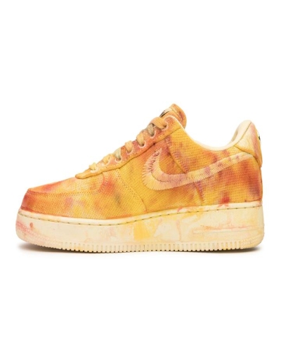 Yellow Unisex Stussy Air Force 1 Low / Los Angeles Shoes | AU0000604